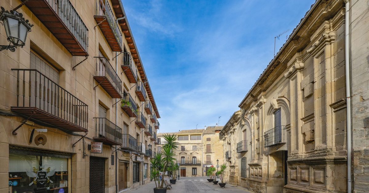 A street in Baeza, Andalusia, Spain