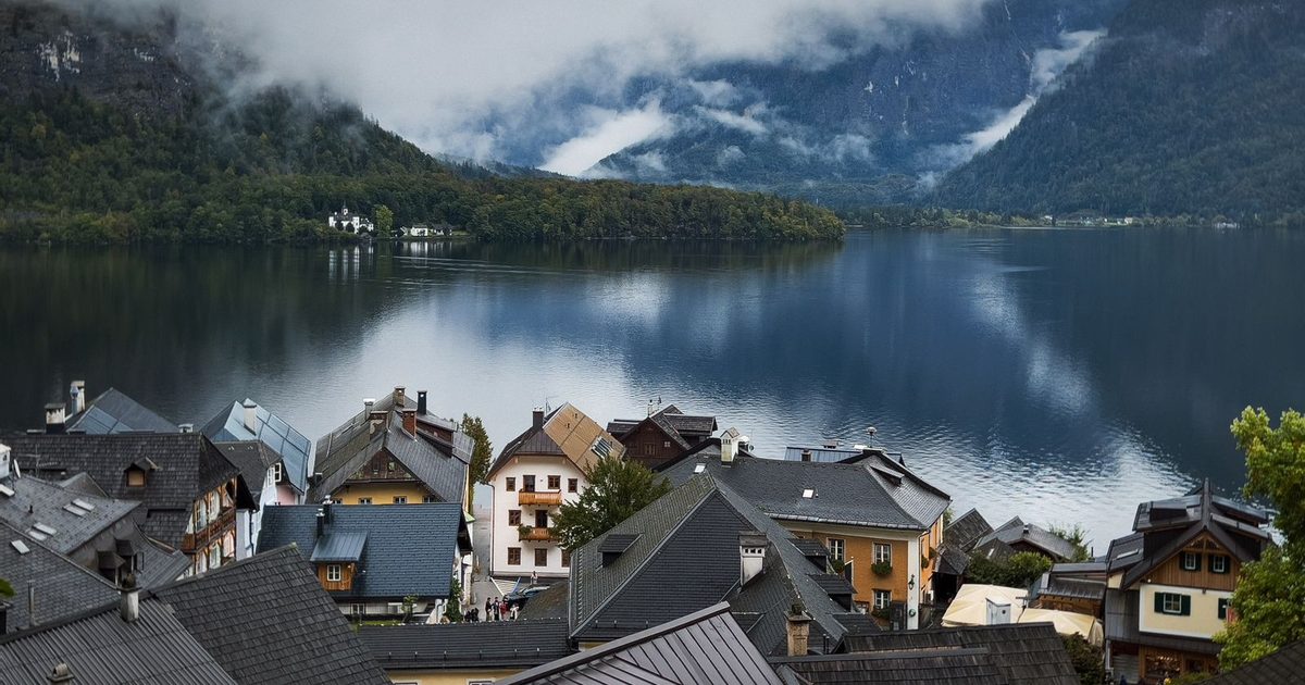 Hallstatt and the Hallstätter See, Austria